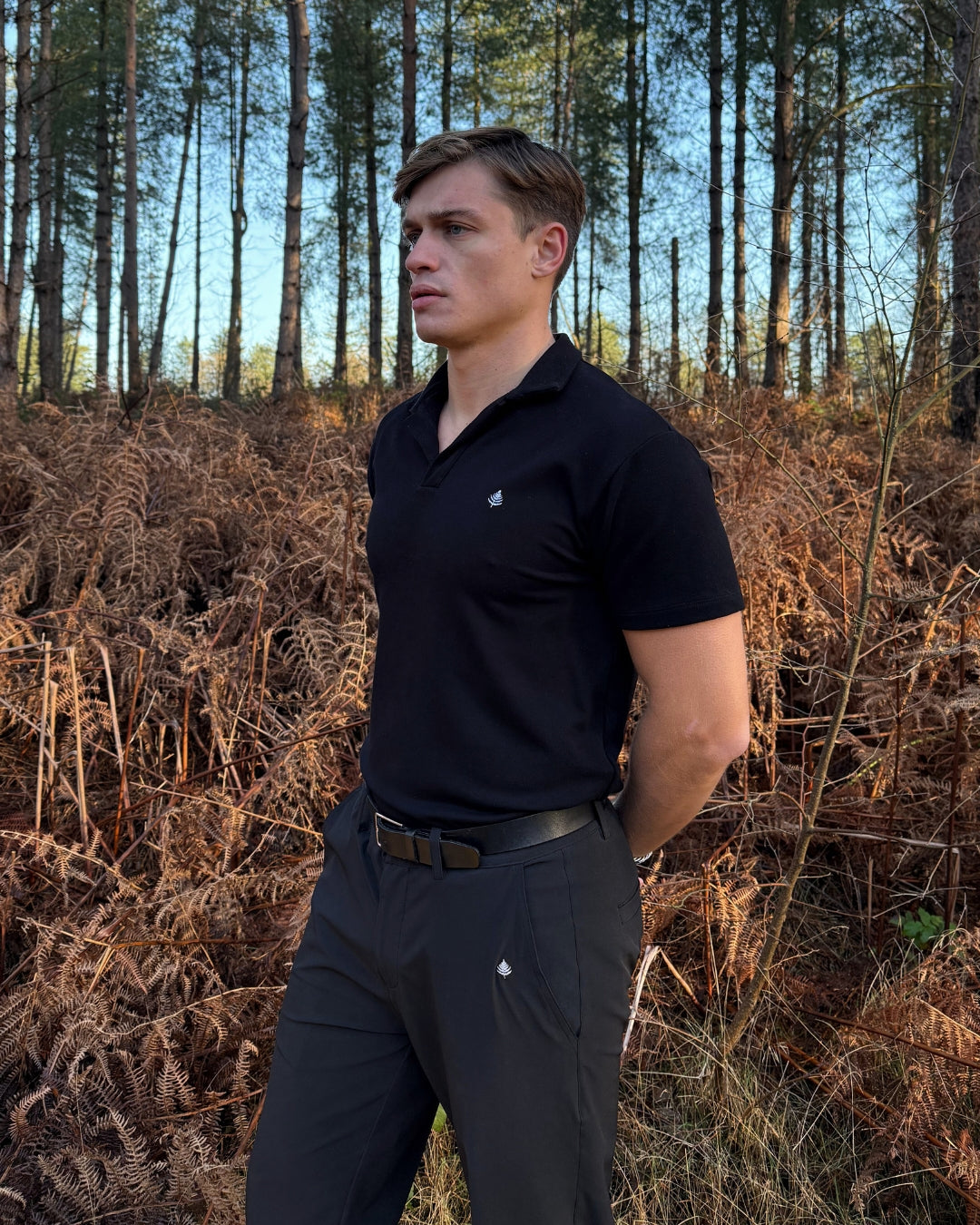 The Andrews Polo - Pure Black
