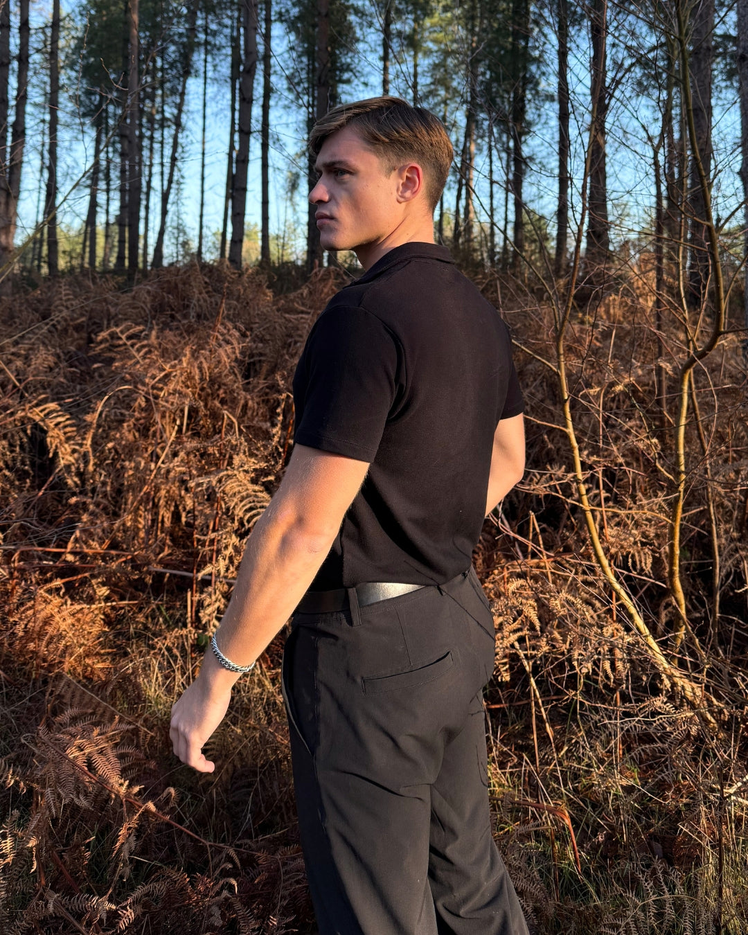 The Andrews Polo - Pure Black