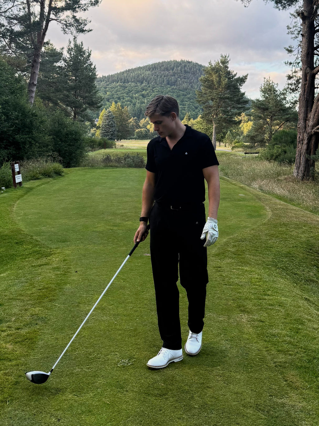 The Andrews Polo - Pure Black