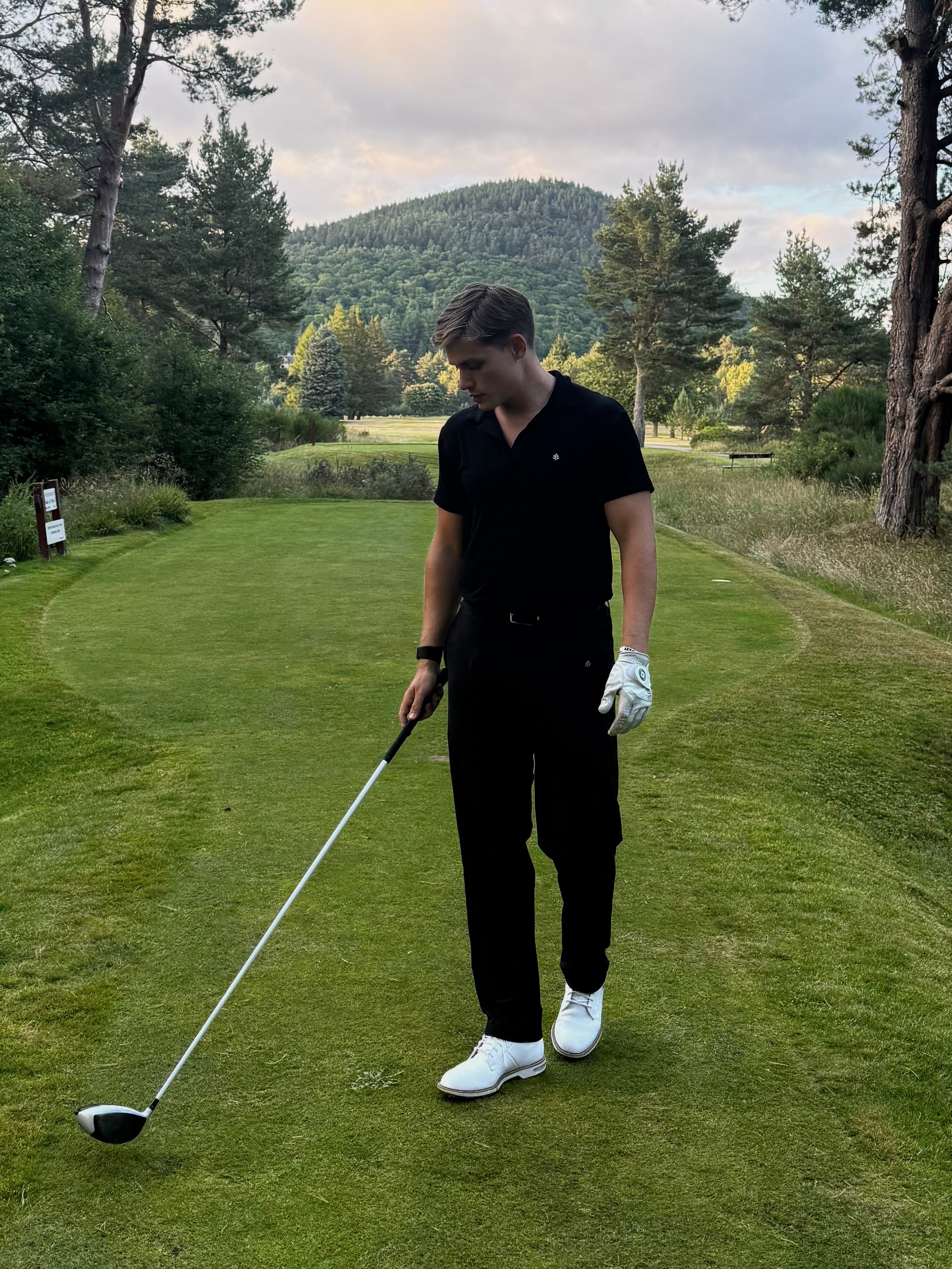 The Andrews Polo - Pure Black