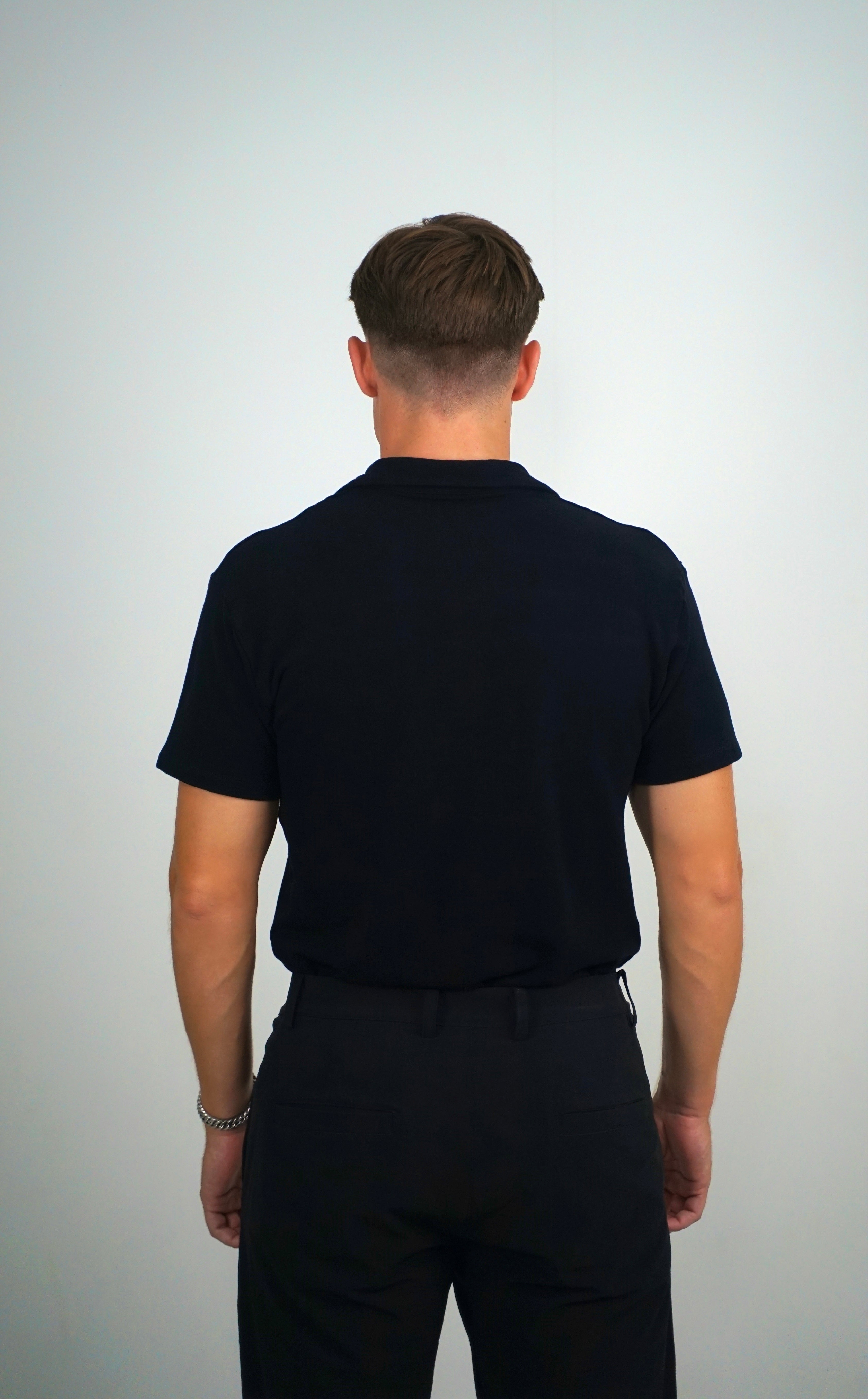 The Andrews Polo - Pure Black